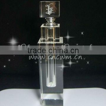 Handmade Crystal Custom Shape Perfume Bottle For Wedding Takeaway Gift