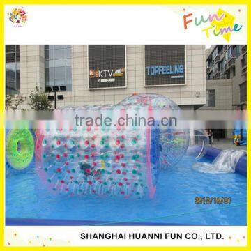 Inflatable Water roller walking ball in TPU for snow ball games water ball waling zorb ball