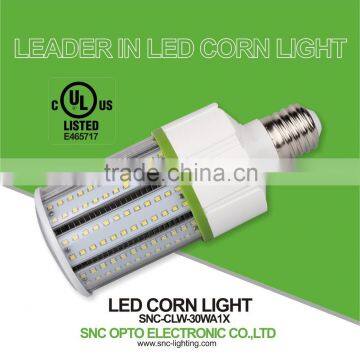 UL cUL listed 360 degree viewing angle led corn light 30w replace of HID