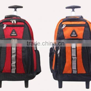 Fashion Outdoor sports trolley backpack with single pole