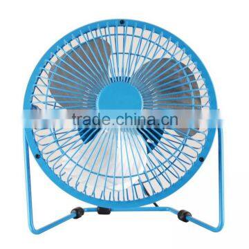 USB Desk Fan Mini Personal Fan Metal Design With ON/OFF Switch Usb Powered for Home and Office photo-4