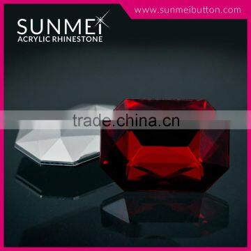 Octagon Shaped Acrylic Rhinestones (MIT) for Tiara Crown