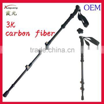 xia guang travel outdoor stool 3K carbon fiber trekking pole nordic walking stick