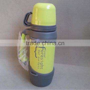 1.0L Europe travel bottle with cups/ giant hot water bottle