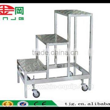 TJG CHINA Climb The Ladder Step Stool Aluminum Alloy Mobile Of Non-Standard Aluminum Alloy Ladder Step Ladde