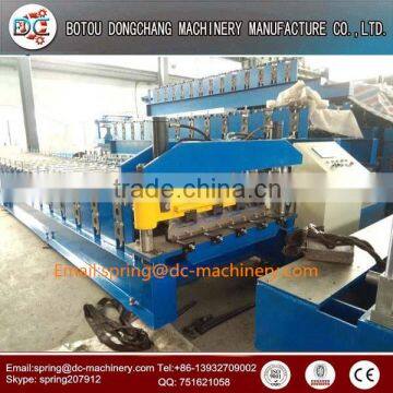 Trapezoid Roofing Sheet Metal Deck Roll Forming Machine Price photo-6