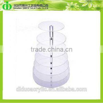 DDC-0265 Trade Assurance Tier Cupcake Disposable Plastic Stand