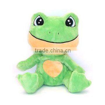 20cm lovely hot sale plush soft sitting frog toy