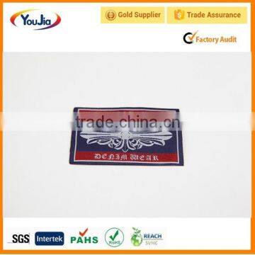 china factory high density handmade woven clothing brand labels