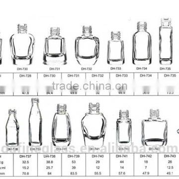 High Flint Glass Bottle for Nail Polish