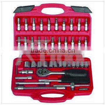 46pcs mechanic hand tools set socket set, auto repair hand tool