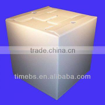 Foldable pp hollow sheet box