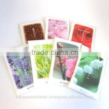 Hana Kaori series, Japanese scented sachets set, 7 fragrances