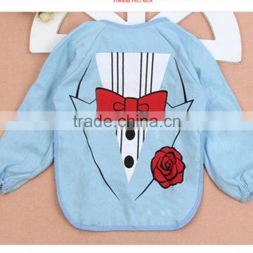 2016 New Product Hot Sale Long Sleeve Cute Baby Bibs With Sleeves photo-3