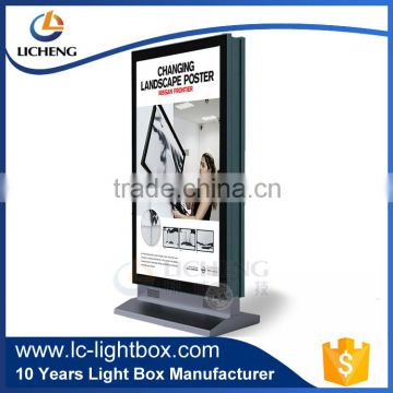 Advertising aluminum LED light box profile for outdoor used