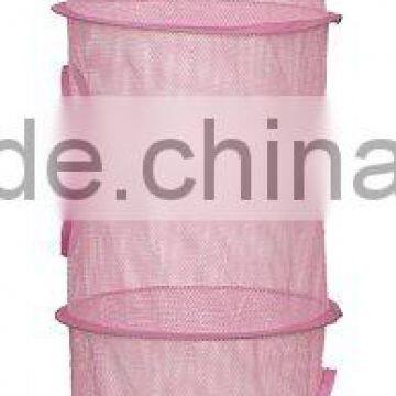 5 layers red mesh hanging organizer
