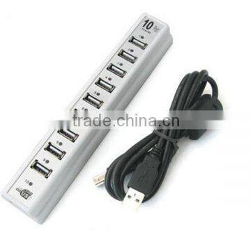 10 Ports USB 2.0 Hi Speed Multi Hub Expansion With Power Adaptor for PC & Laptop photo-6