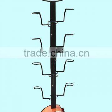 rotating helmet display rack for car shop HSX-C-23