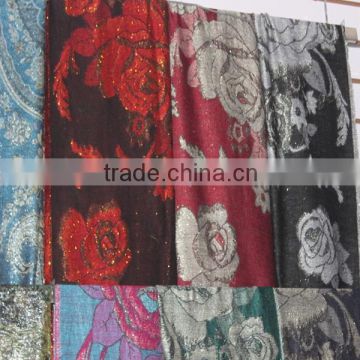 double layered arab scarf wholesale, soft fashion silk scarf, digital print silk scarf custom