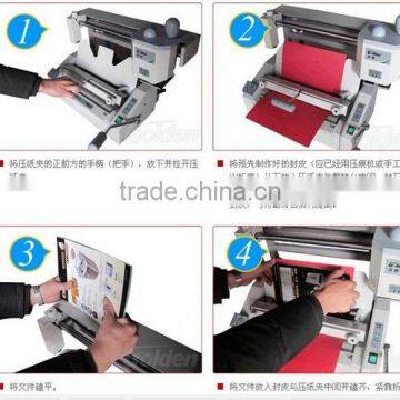 Hot Melt Glue Hard Cover Book Binding Machine photo-3