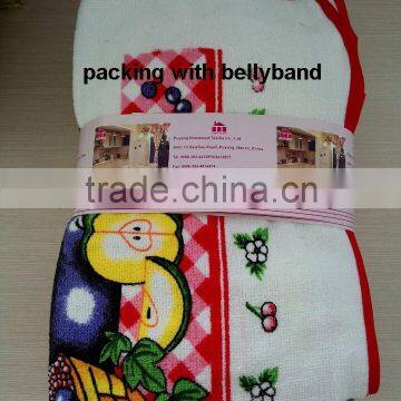 Pigment Printing Cotton Terry Towel Waist Apron Wholesale photo-5