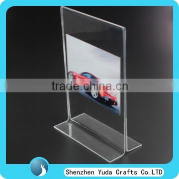 Good Quality Clear Two Sides Label Holder Acrylic A4 A5 A6 A7 Sign Holder Acrylic Poster Display