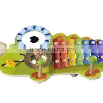 Wooden Crocodile Music Set caterpillar music toy