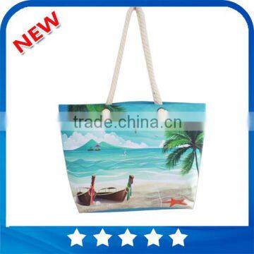 Newest wholesale fashion personalized summer beach ladies big shoulder bag