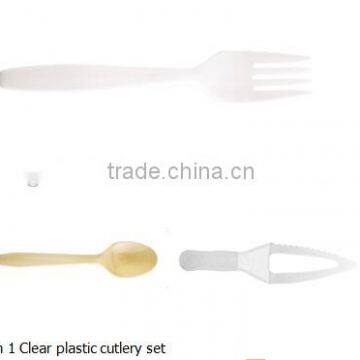 plastic cutlery set