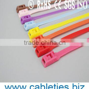 Double Lock Self-locking Plastic Zip Binding Ties Cable Ties Pa66 Nylon photo-3