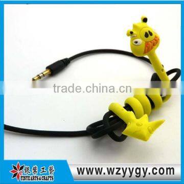 Creative cheap promotional soft pvc cable tie