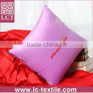 wholesale 2015 newest Soft and cuddly purple color plush sofa pillow with multifunctional blanket design(LCTP0125)