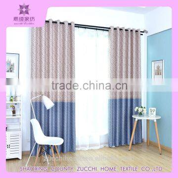 luxury 2016 flower American modern pastorale cheap printed curtains