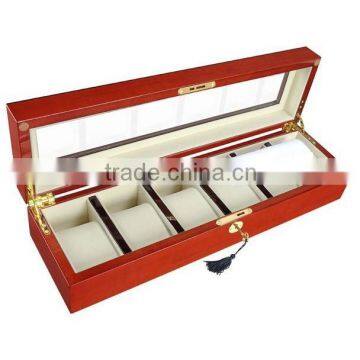 wooden packaging box for watches collection