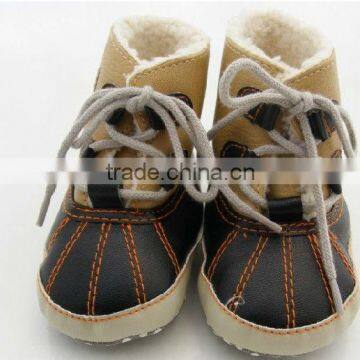 Winter & Autunm toddler shoe, PU baby shoe, cool prewalker for boy