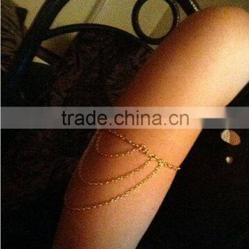 Fashion Macrame Gold New Arm Chain photo-5