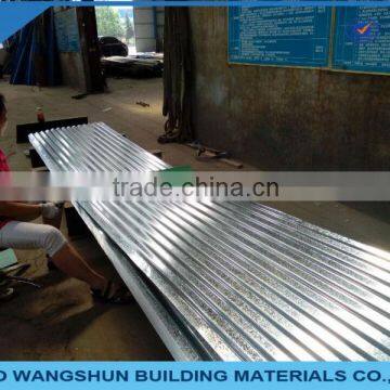 Hot Dipped Galvanized Corrugated Iron Sheet/22 gauge zinc coated steel roofing sheets