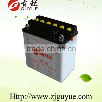 start motorcycle battery with high storage capacity 12v 9ah