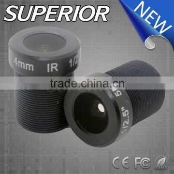 Fujian cn Superior camera hd fixed iris 1/2.5 inch F2.0 5 megapixel M12 mount lens cctv 4mm