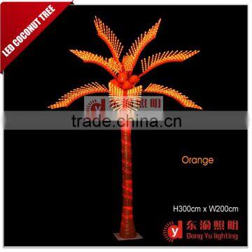 coconut palm tree led lighted outdoor decors