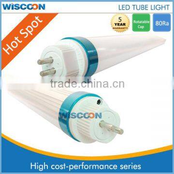 PC rotating cap led light tube tube8