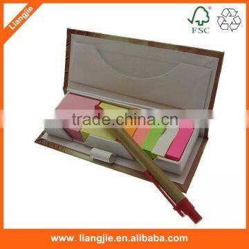 Sticky Notes,memo Pads With Sticky Strips Index in Cartoon Paper Holder photo-3