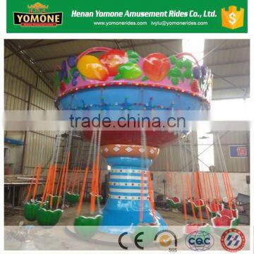 Fun Fair Funny Games of Rotating&Swing Amusement Watermelon Flying Chair for Sale