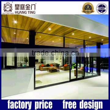 interior and exterior powder coated aluminum sliding doors