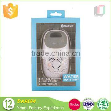 high quality wireless bluetooth shower speaker box with pvc window