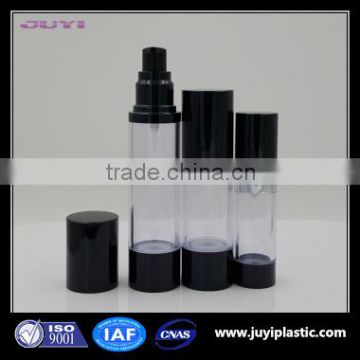 15ml 30ml 50ml 80ml 100ml 120ml black cosmetic airless bottle