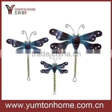 Metal wall decoration dragonfly