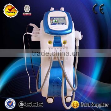 Vertical hair removal skin care tattoo removal multifunctional machine/elight+rf+laser