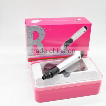 rechargeable vibration micro needle dermapen roller needle pen roller tip pen