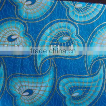 100% cotton African golden wax fabric